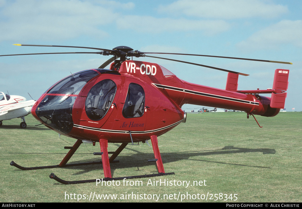 Aircraft Photo of VR-CDD | McDonnell Douglas MD-520N | Air Hanson | AirHistory.net #258345