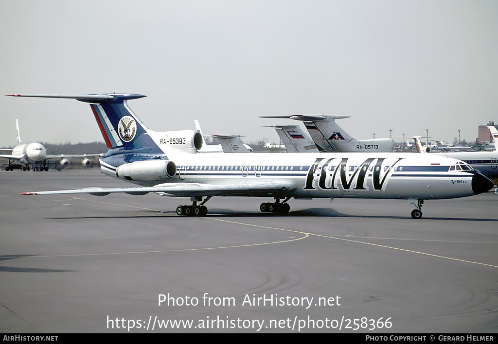 Aircraft Photo of RA-85393 | Tupolev Tu-154B-2 | KMV - Kavkazskie Mineralnye Vody | AirHistory.net #258366