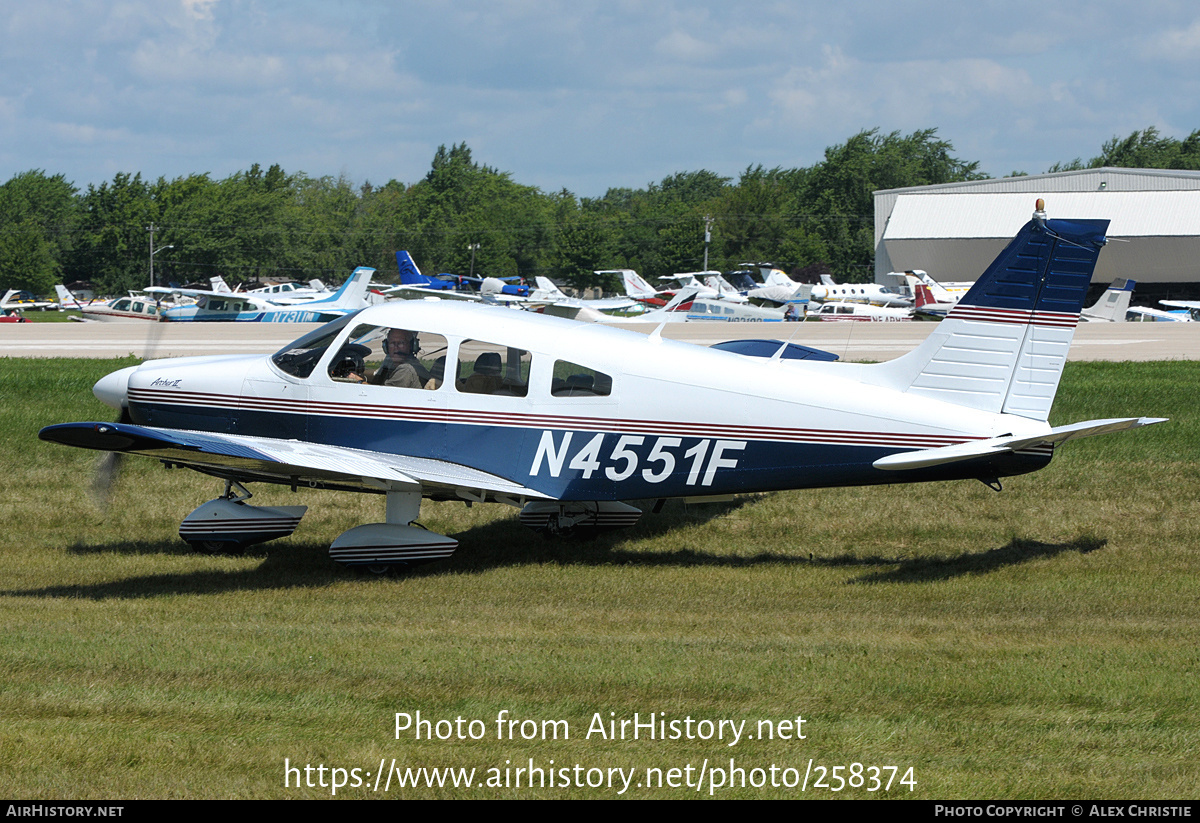 Aircraft Photo of N4551F | Piper PA-28-181 Cherokee Archer II | AirHistory.net #258374