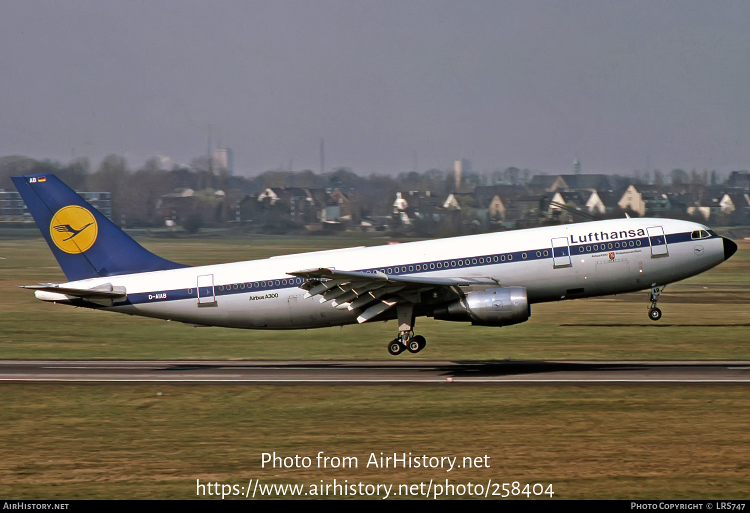 Aircraft Photo of D-AIAB | Airbus A300B2-1C | Lufthansa | AirHistory.net #258404