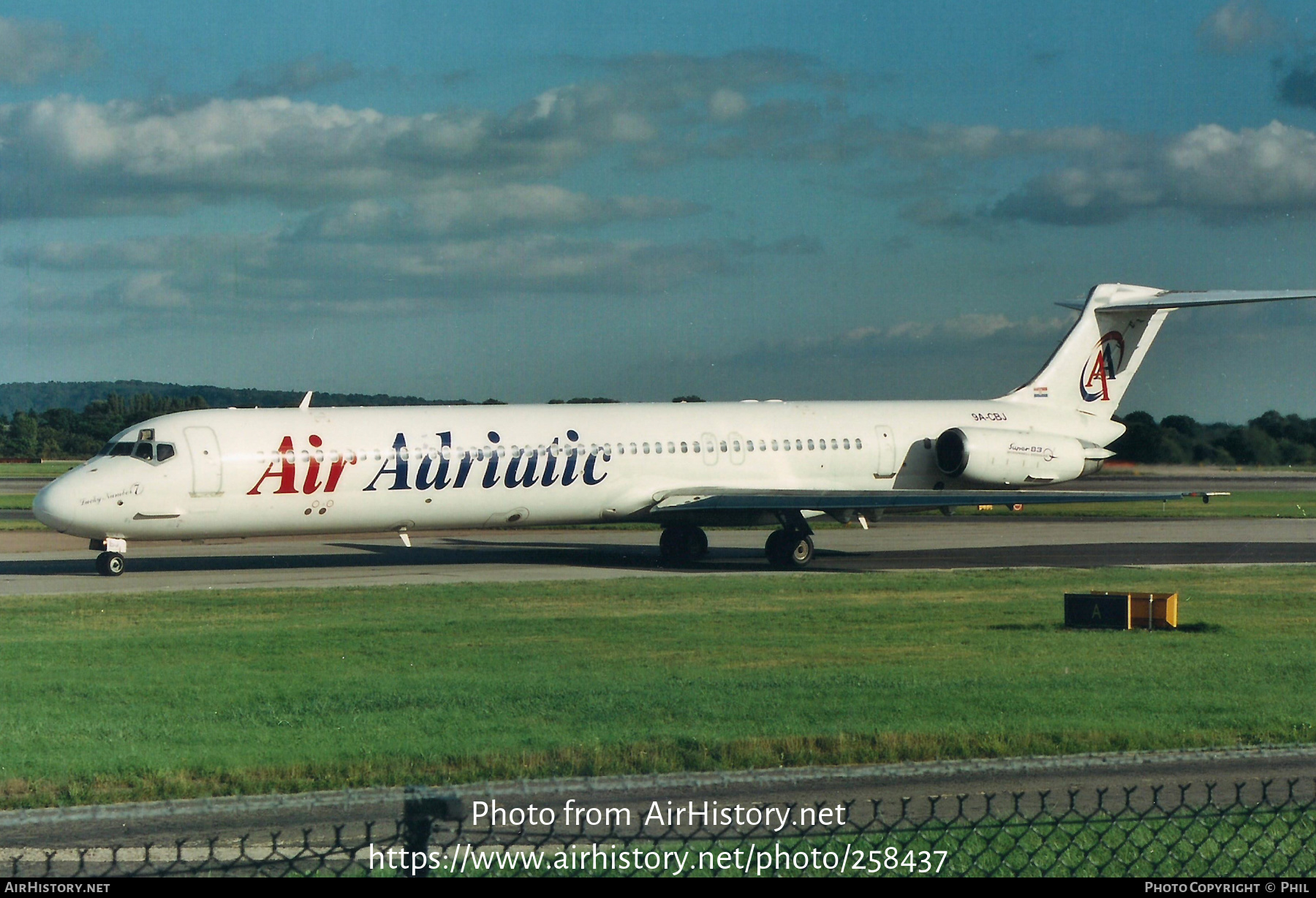 Aircraft Photo of 9A-CBJ | McDonnell Douglas MD-83 (DC-9-83) | Air Adriatic | AirHistory.net #258437