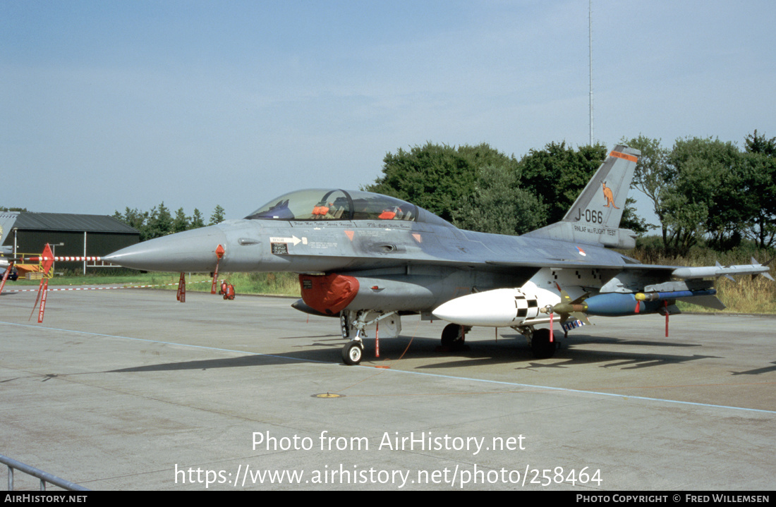 Aircraft Photo of J-066 | General Dynamics F-16BM Fighting Falcon | Netherlands - Air Force | AirHistory.net #258464