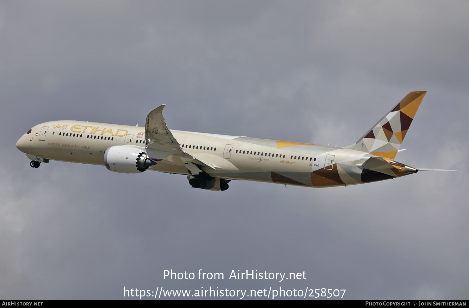 Aircraft Photo of A6-BMG | Boeing 787-10 Dreamliner | Etihad Airways | AirHistory.net #258507