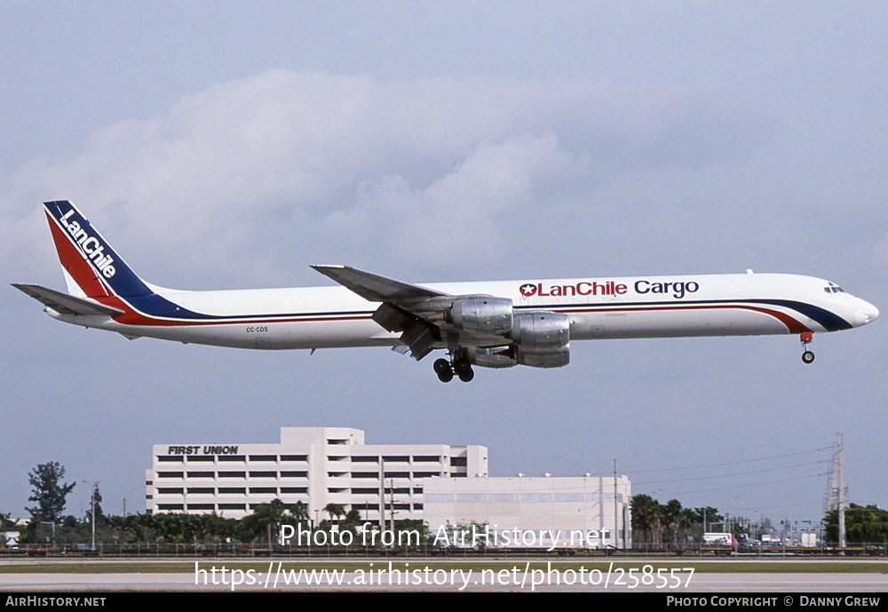 Aircraft Photo of CC-CDS | McDonnell Douglas DC-8-71(F) | LAN Chile Cargo - Línea Aérea Nacional | AirHistory.net #258557