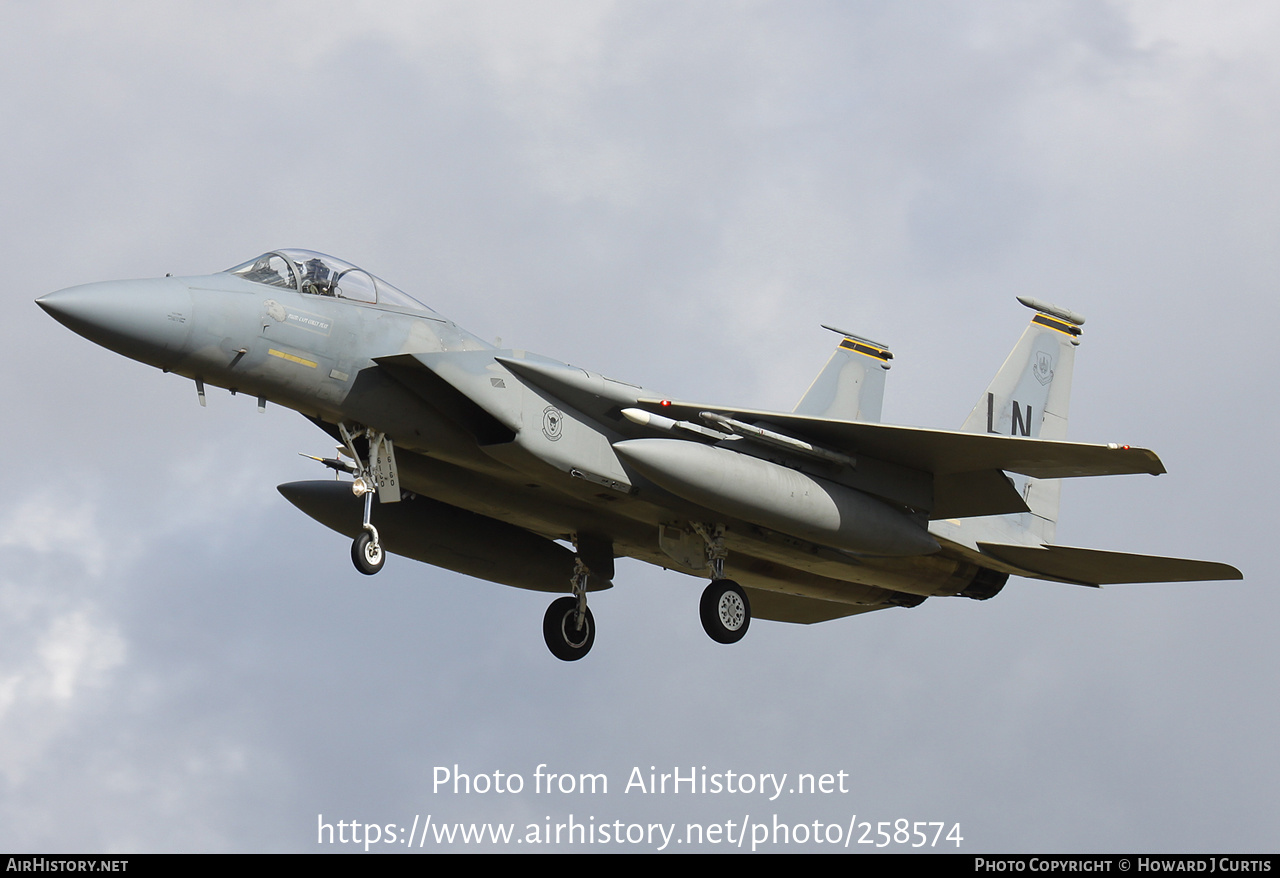 Aircraft Photo of 86-0160 | McDonnell Douglas F-15C Eagle | USA - Air Force | AirHistory.net #258574