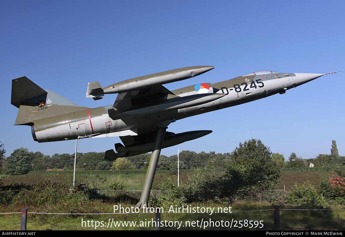 Aircraft Photo of D-8245 | Lockheed F-104G Starfighter | Netherlands - Air Force | AirHistory.net #258595