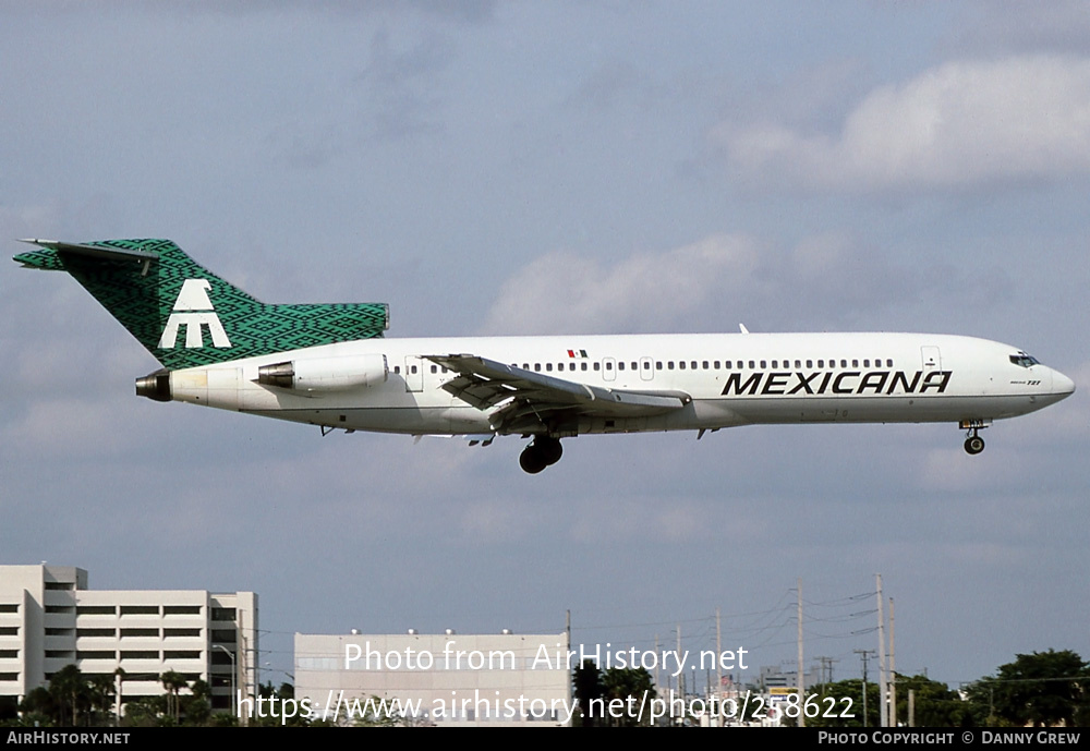 Aircraft Photo of XA-MXI | Boeing 727-2A1/Adv | Mexicana | AirHistory.net #258622