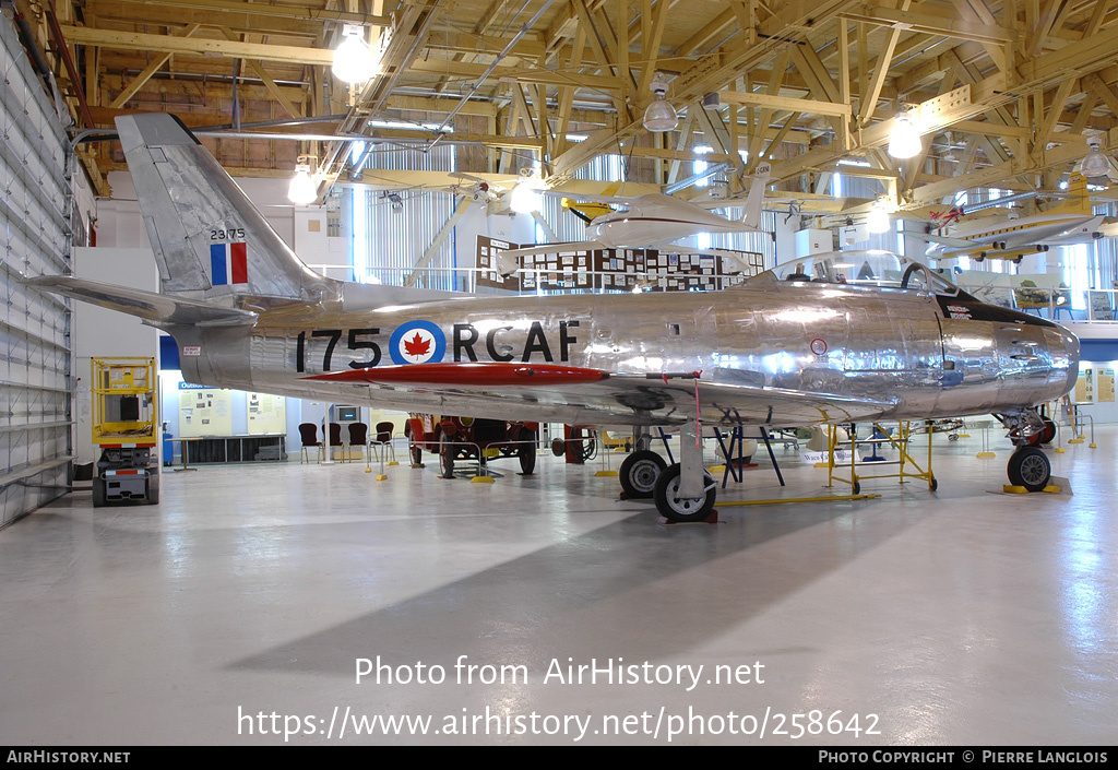 Aircraft Photo of 23175 | North American F-86A Sabre | Canada - Air Force | AirHistory.net #258642