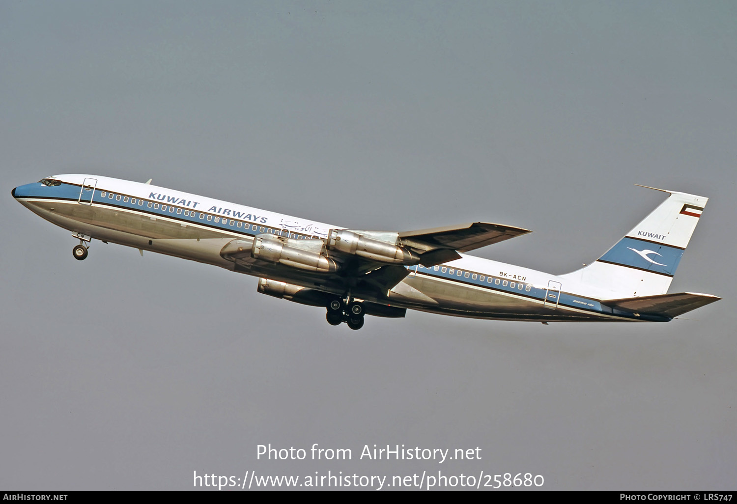 Aircraft Photo of 9K-ACN | Boeing 707-369C | Kuwait Airways | AirHistory.net #258680