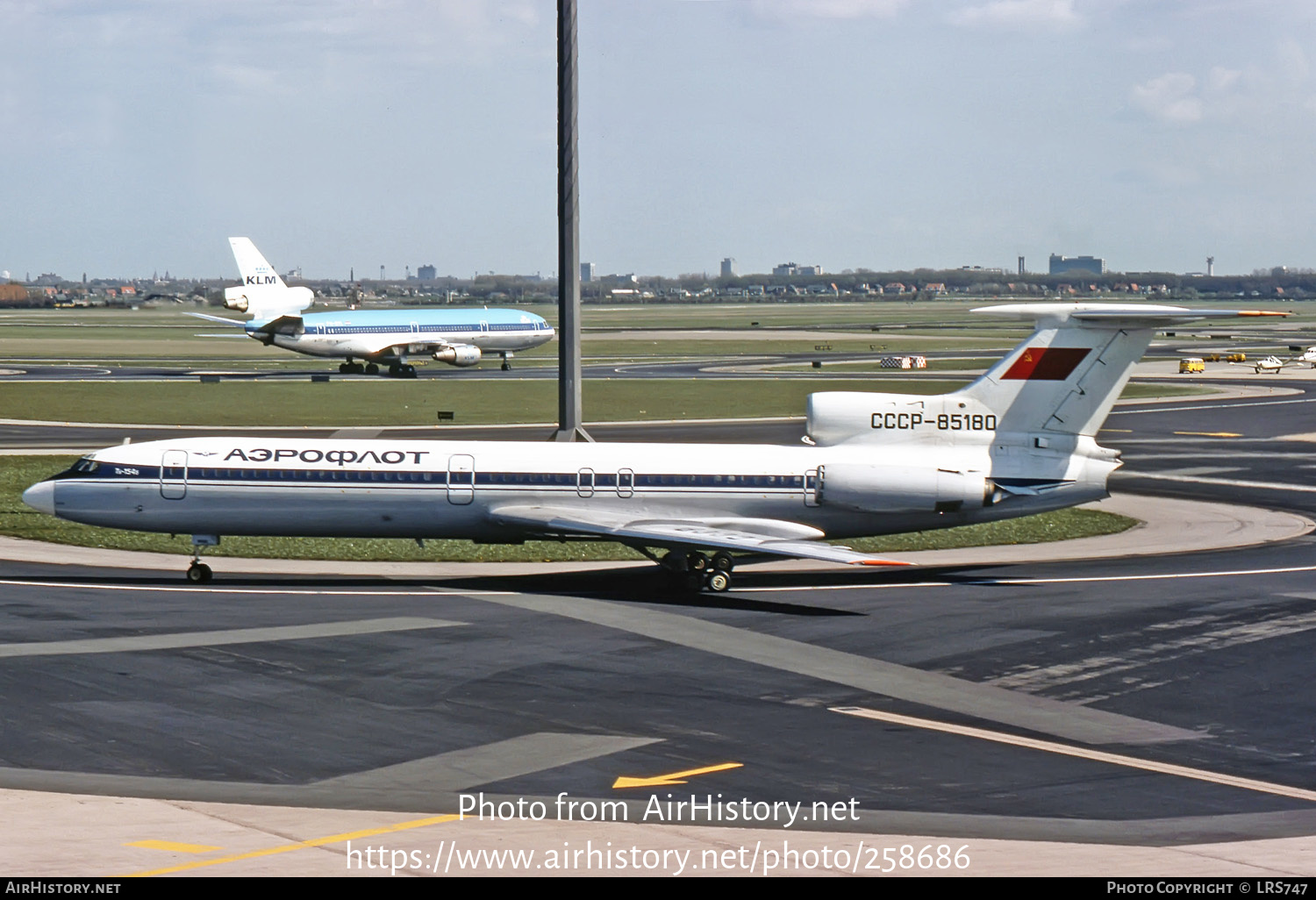 Aircraft Photo of CCCP-85180 | Tupolev Tu-154B | Aeroflot | AirHistory.net #258686