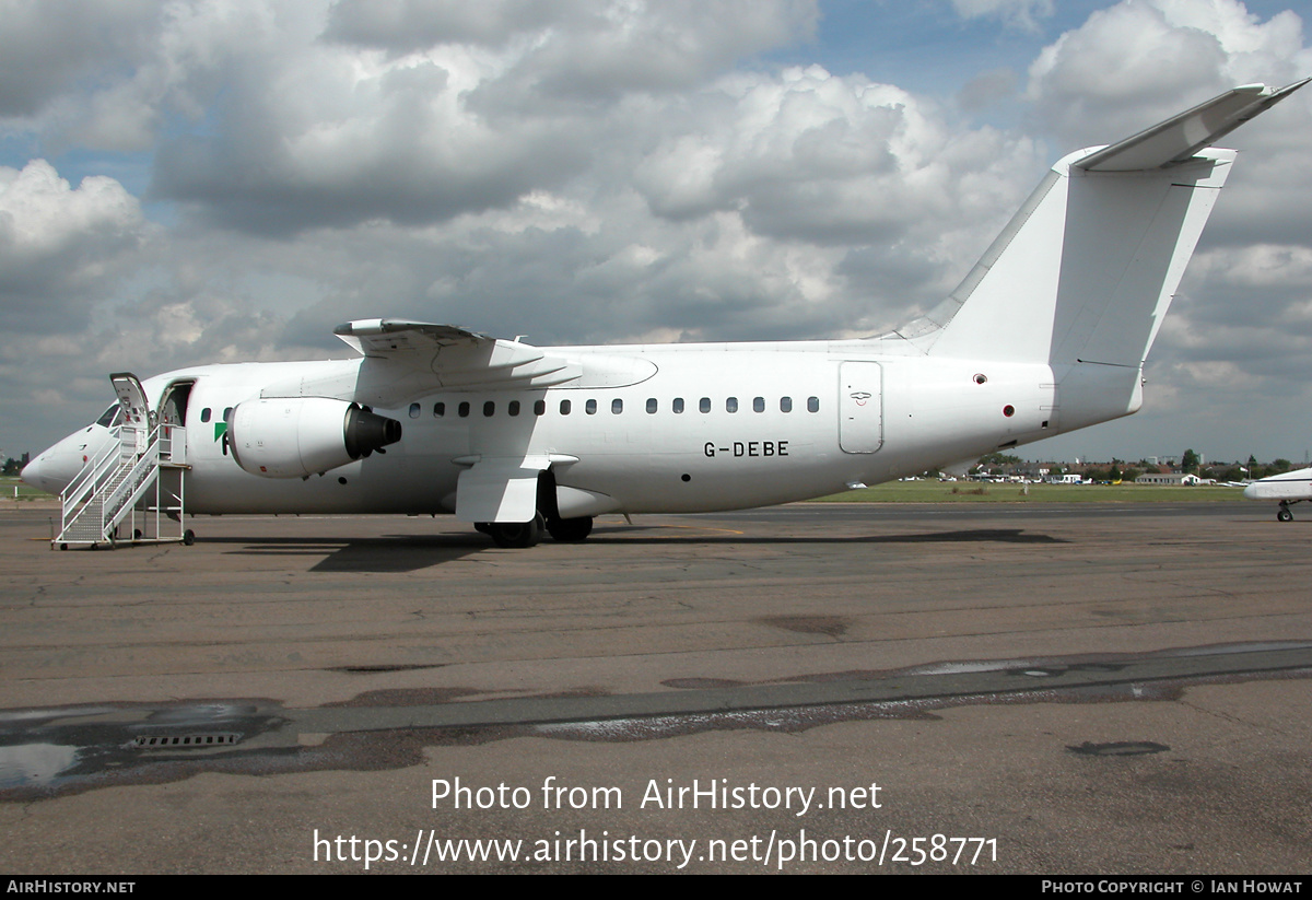 Aircraft Photo of G-DEBE | British Aerospace BAe-146-200 | Flightline | AirHistory.net #258771