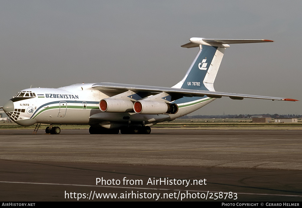 Aircraft Photo of UK-76782 | Ilyushin Il-76TD | Uzbekistan Airways | AirHistory.net #258783