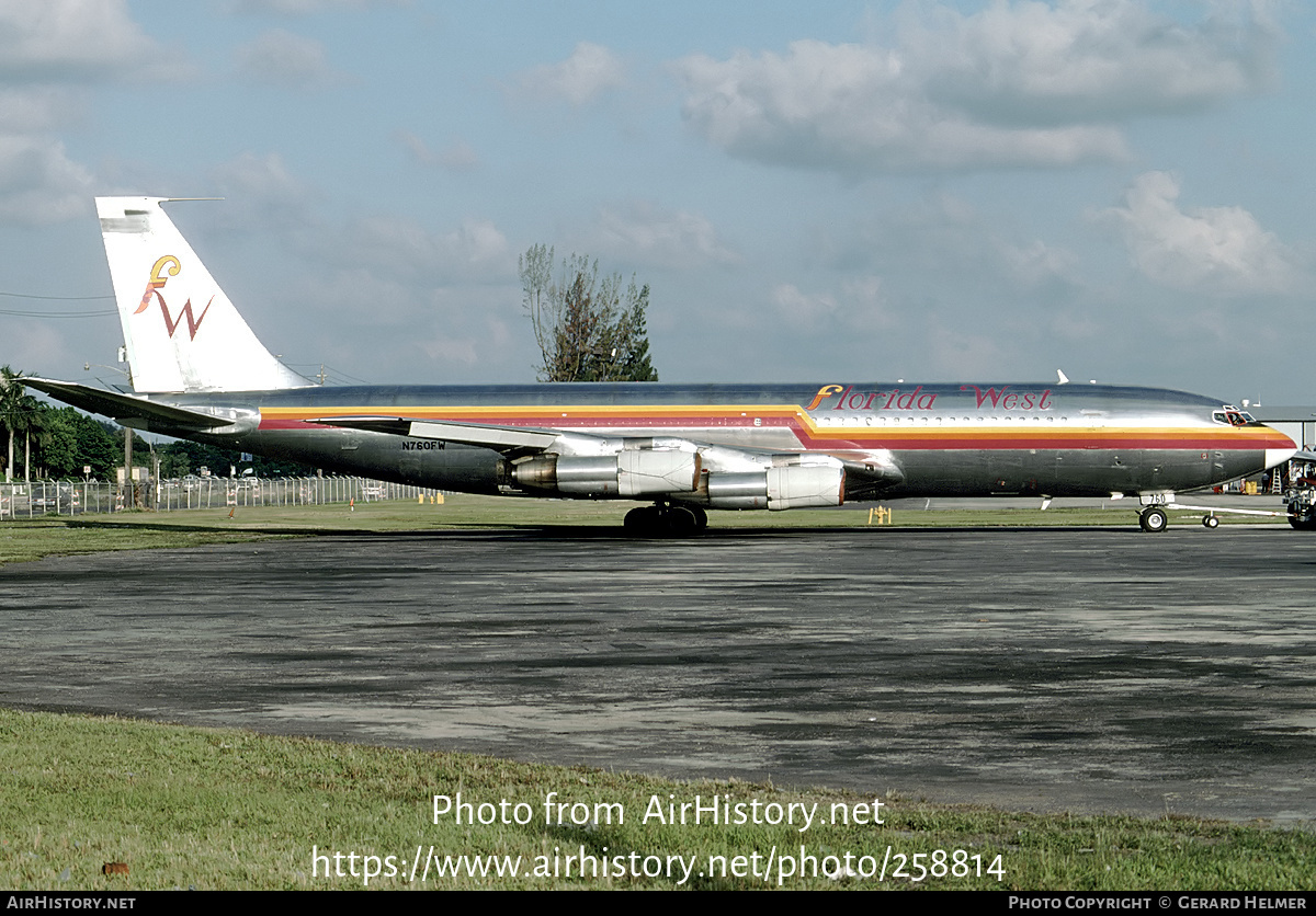 Aircraft Photo of N760FW | Boeing 707-373C | Florida West Airlines | AirHistory.net #258814