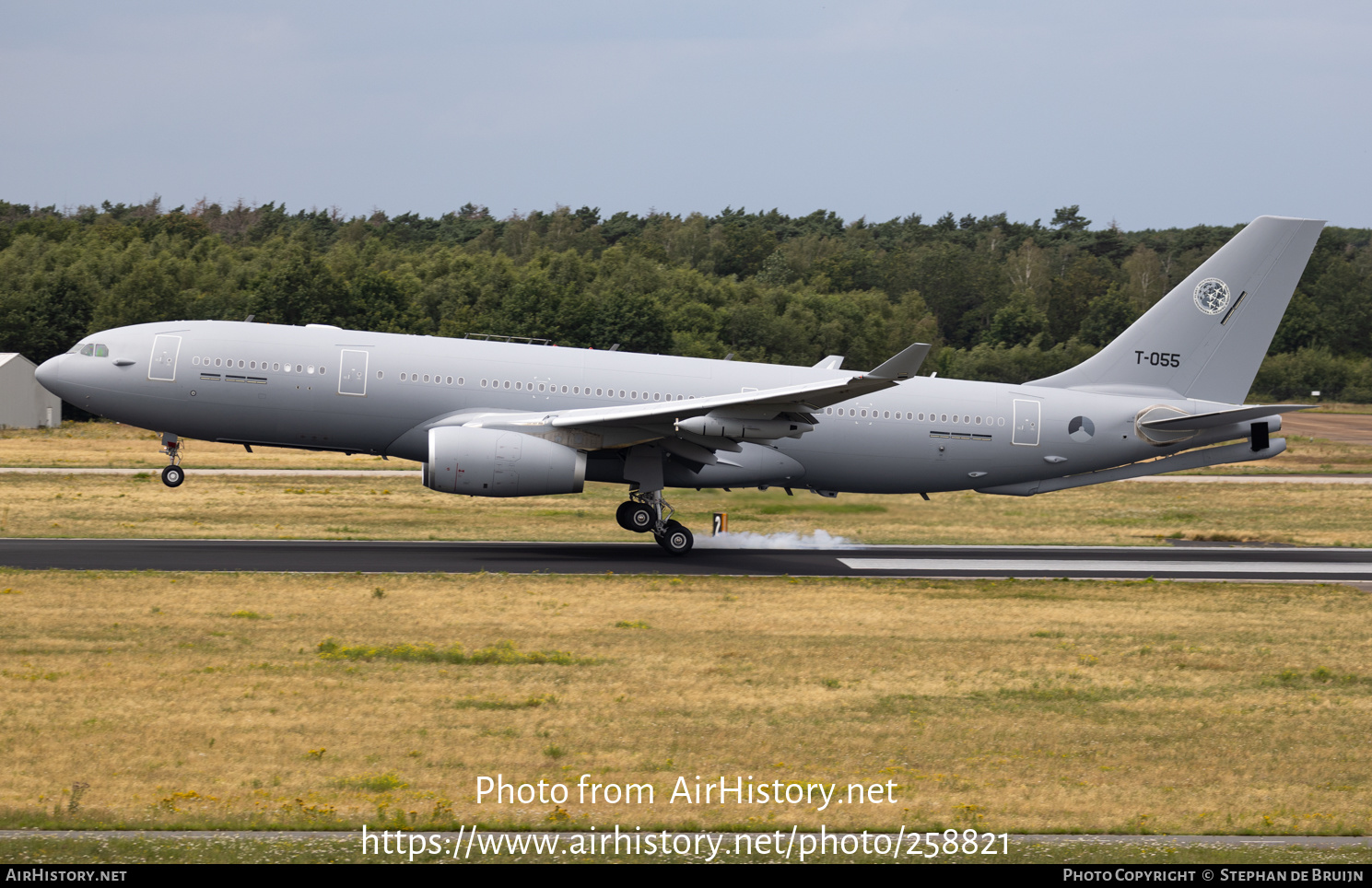 Aircraft Photo of T-055 | Airbus A330-243MRTT | Netherlands - Air Force | AirHistory.net #258821