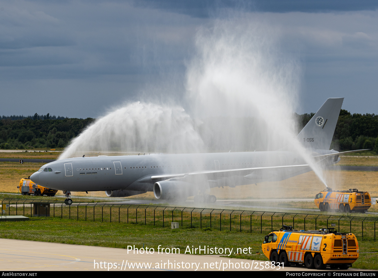 Aircraft Photo of T-055 | Airbus A330-243MRTT | Netherlands - Air Force | AirHistory.net #258831