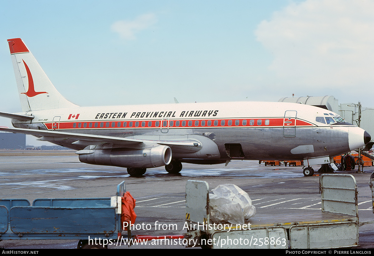 Aircraft Photo of C-GEPA | Boeing 737-2E1/Adv | Eastern Provincial Airways - EPA | AirHistory.net #258863