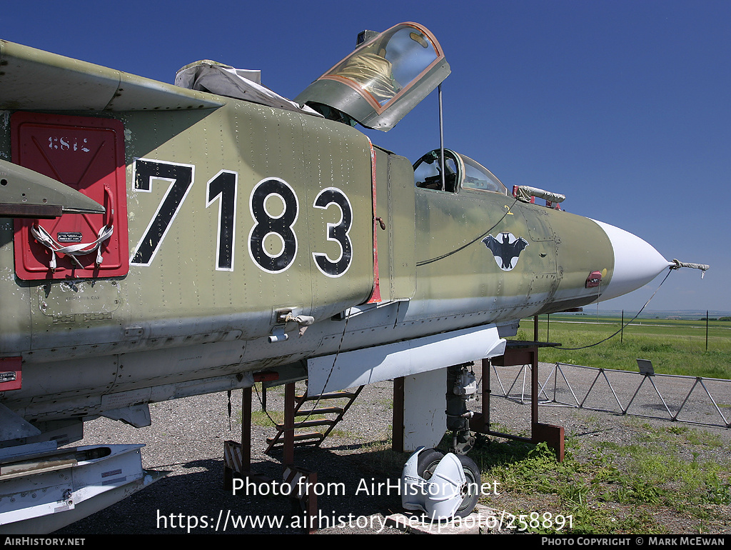 Aircraft Photo of 7183 | Mikoyan-Gurevich MiG-23MF | Czechia - Air Force | AirHistory.net #258891