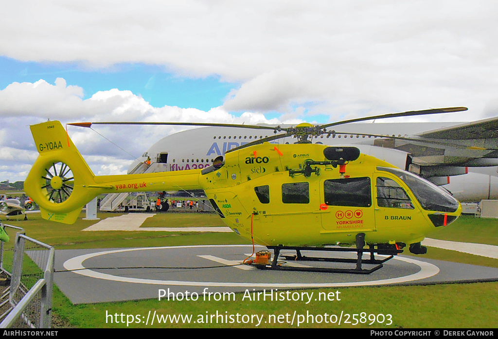 Aircraft Photo of G-YOAA | Airbus Helicopters H-145 (BK-117D-2) | Yorkshire Air Ambulance | AirHistory.net #258903