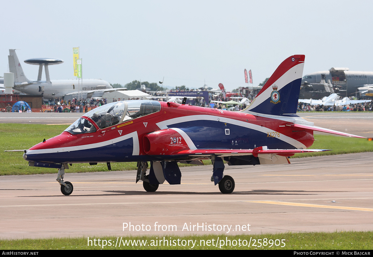 Aircraft Photo of XX278 | British Aerospace Hawk T1A | UK - Air Force | AirHistory.net #258905