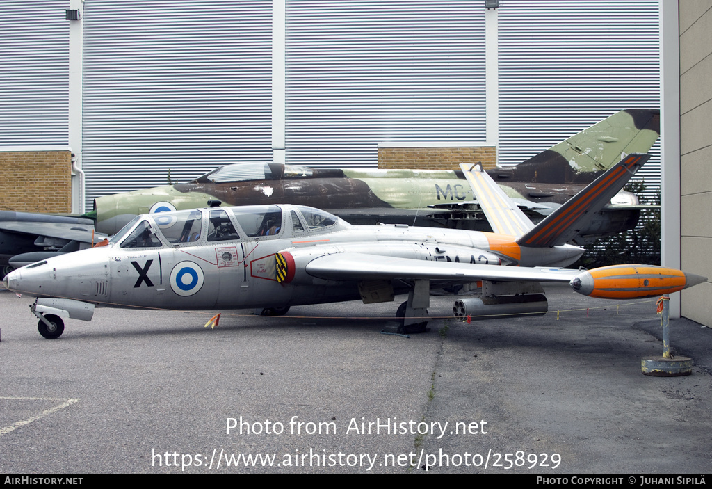 Aircraft Photo of FM-42 | Fouga CM-170R Magister | Finland - Air Force | AirHistory.net #258929