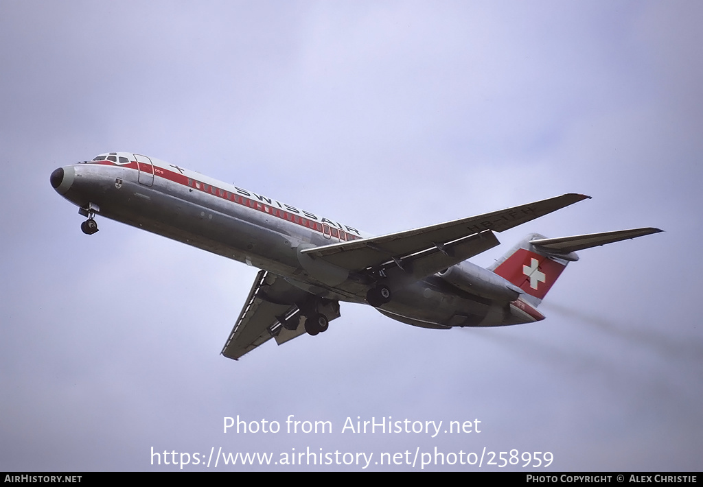 Aircraft Photo of HB-IFH | McDonnell Douglas DC-9-32 | Swissair | AirHistory.net #258959