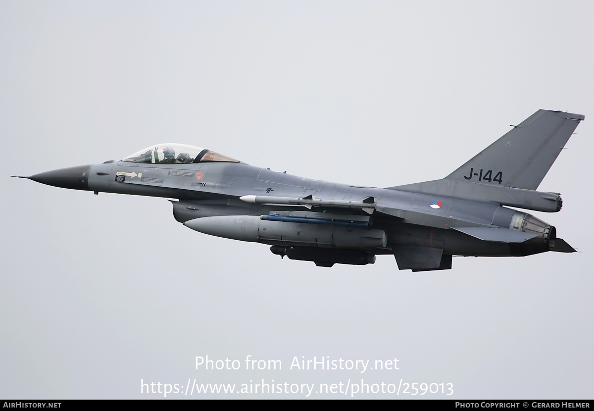 Aircraft Photo of J-144 | General Dynamics F-16AM Fighting Falcon | Netherlands - Air Force | AirHistory.net #259013