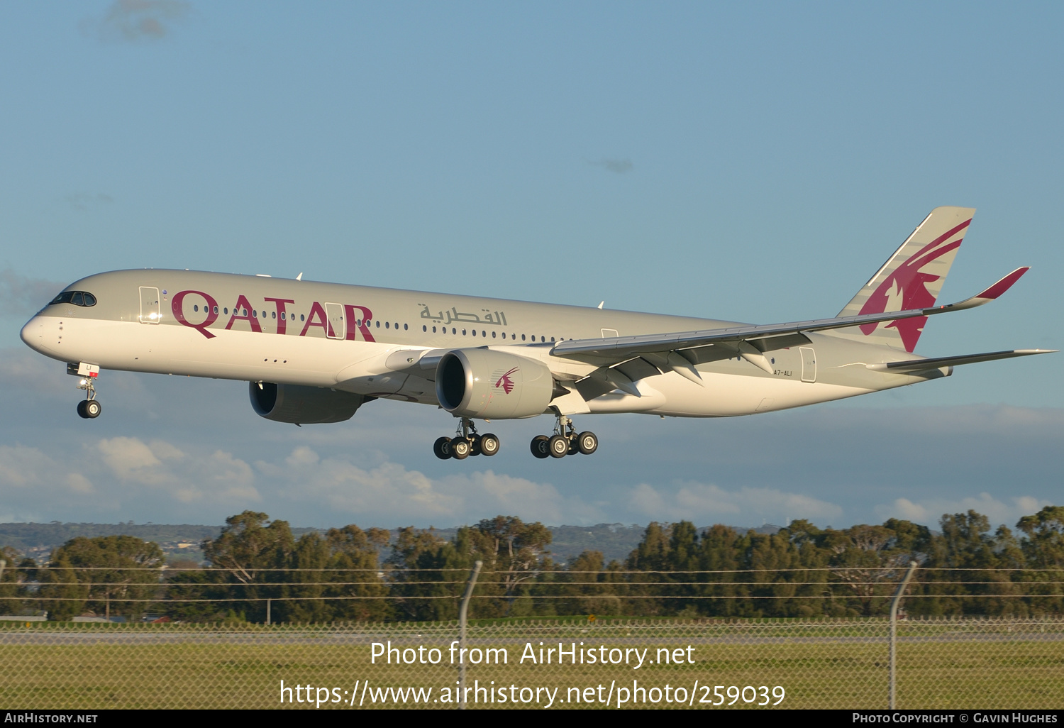 Aircraft Photo of A7-ALI | Airbus A350-941 | Qatar Airways | AirHistory.net #259039