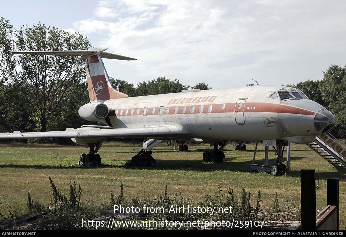 Aircraft Photo of DDR-SCZ | Tupolev Tu-134A | Interflug | AirHistory.net #259107