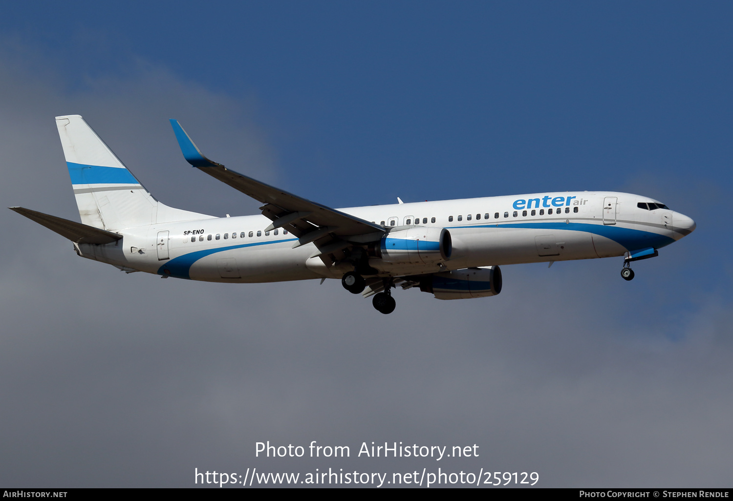 Aircraft Photo of SP-ENO | Boeing 737-8AS | Enter Air | AirHistory.net #259129