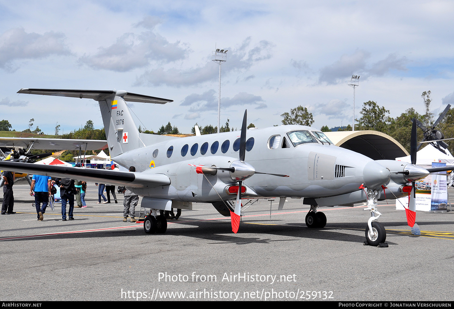 Aircraft Photo of FAC5076 | Hawker Beechcraft 350 King Air (B300) | Colombia - Air Force | AirHistory.net #259132