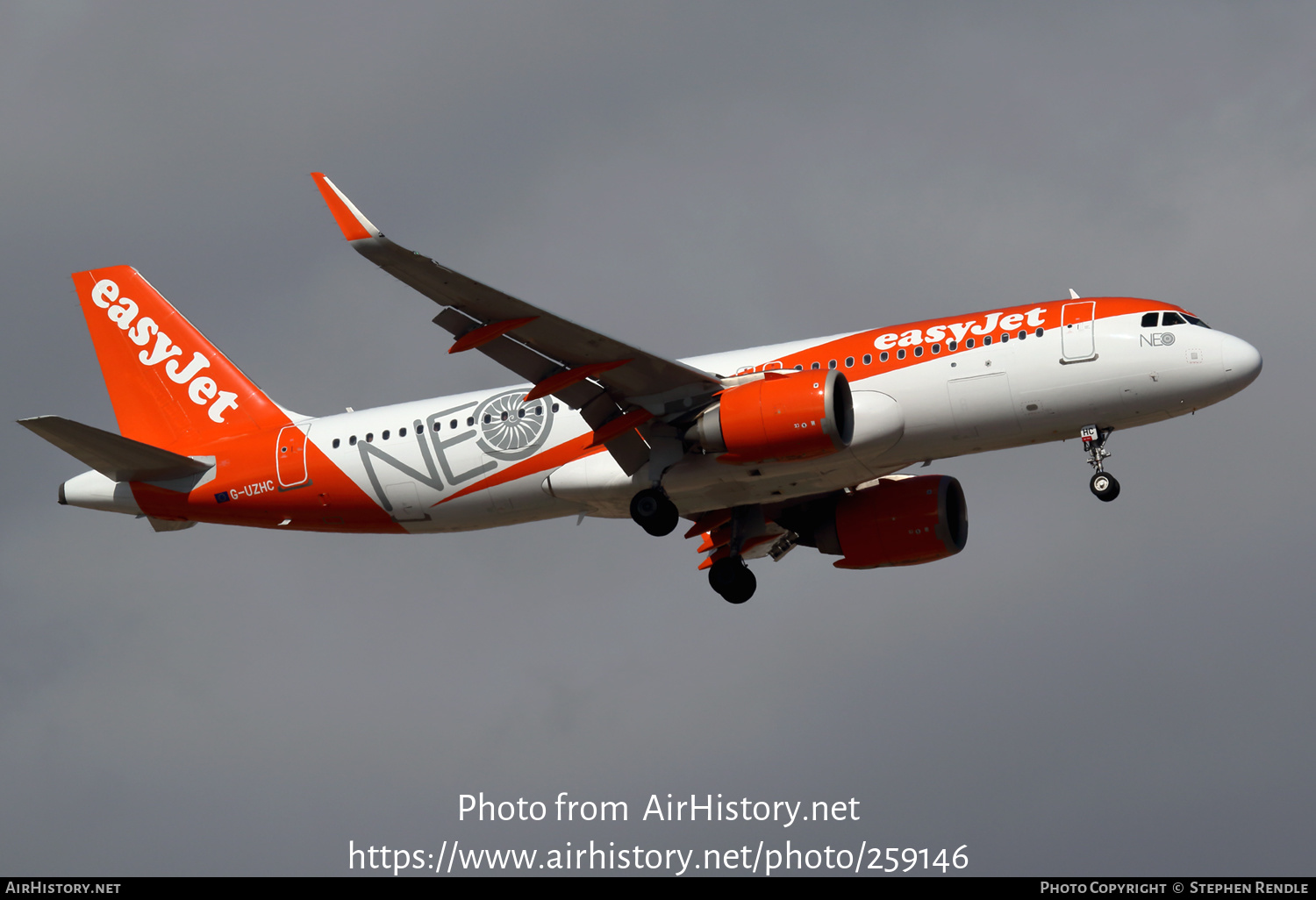 Aircraft Photo of G-UZHC | Airbus A320-251N | EasyJet | AirHistory.net #259146