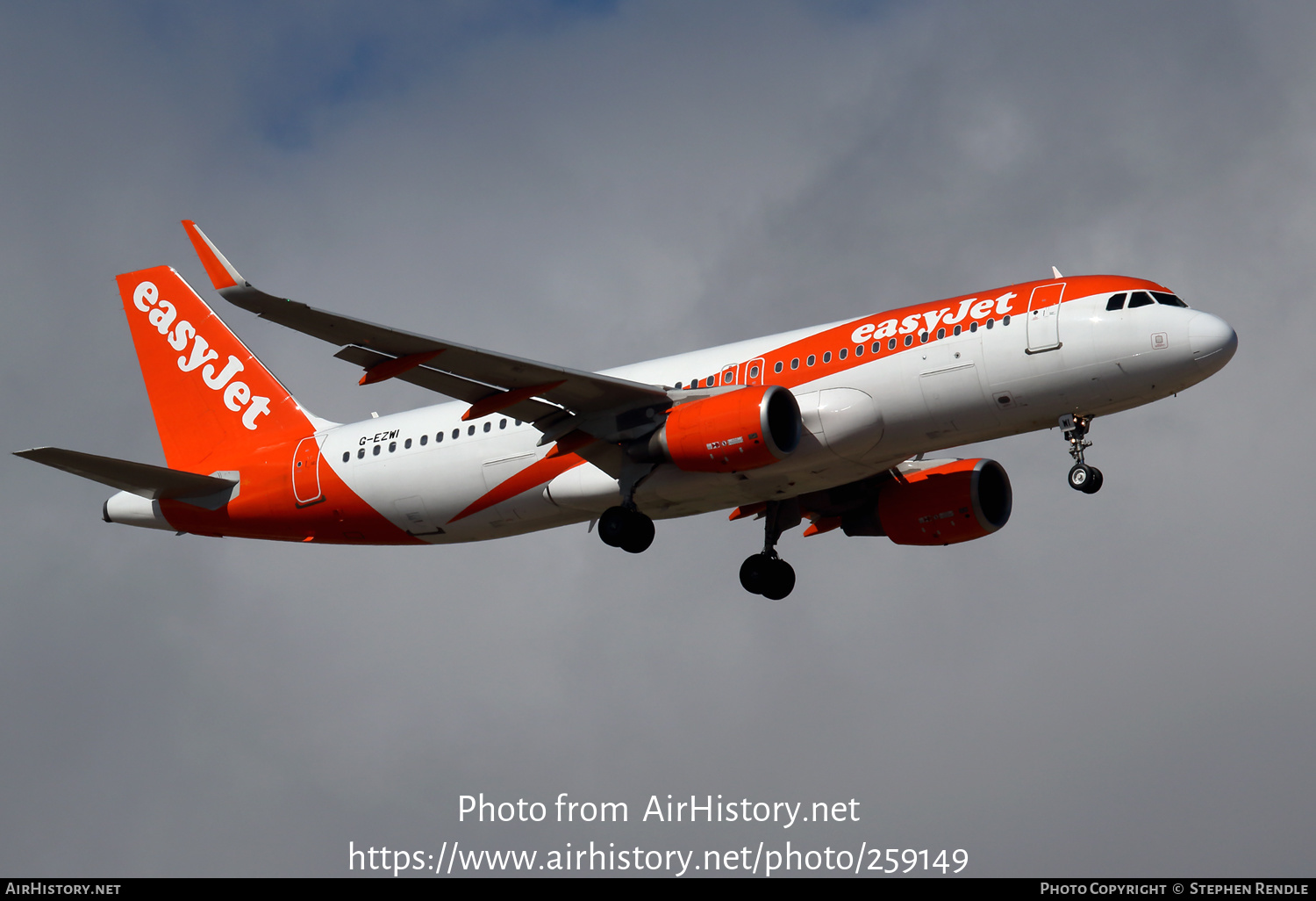 Aircraft Photo of G-EZWI | Airbus A320-214 | EasyJet | AirHistory.net #259149