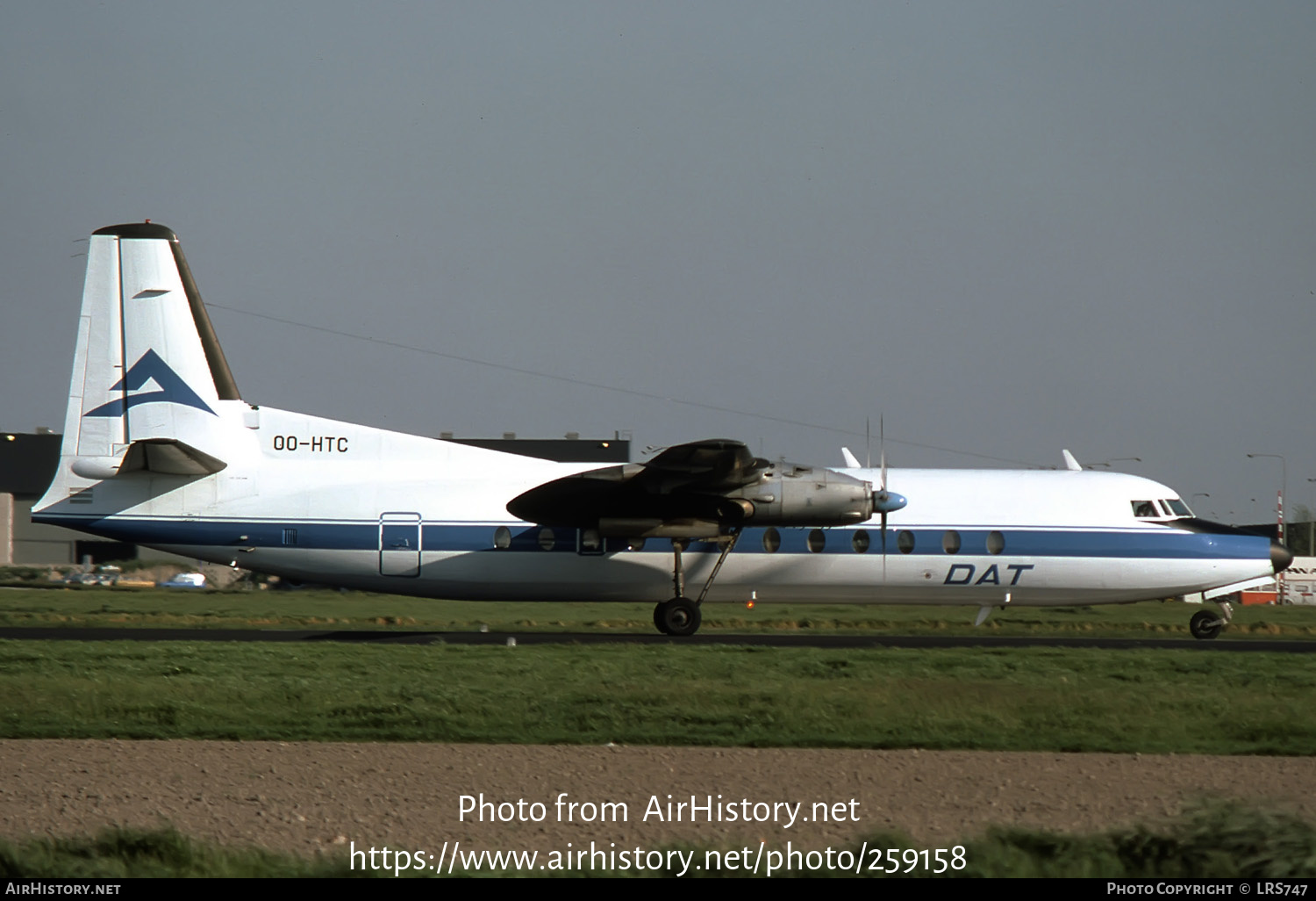 Aircraft Photo of OO-HTC | Fairchild Hiller FH-227B | Delta Air Transport - DAT | AirHistory.net #259158