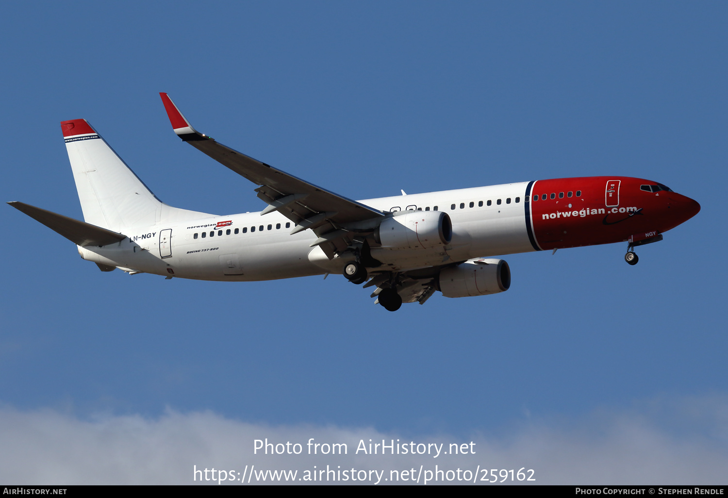 Aircraft Photo of LN-NGY | Boeing 737-8JP | Norwegian | AirHistory.net #259162