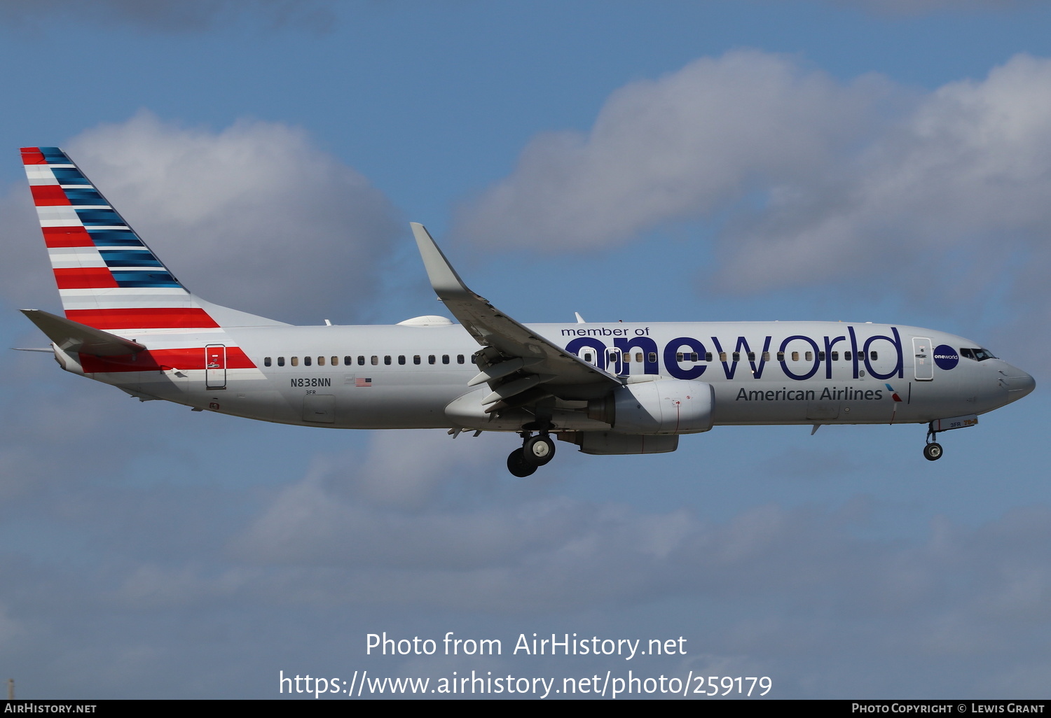 Aircraft Photo of N838NN | Boeing 737-823 | American Airlines | AirHistory.net #259179