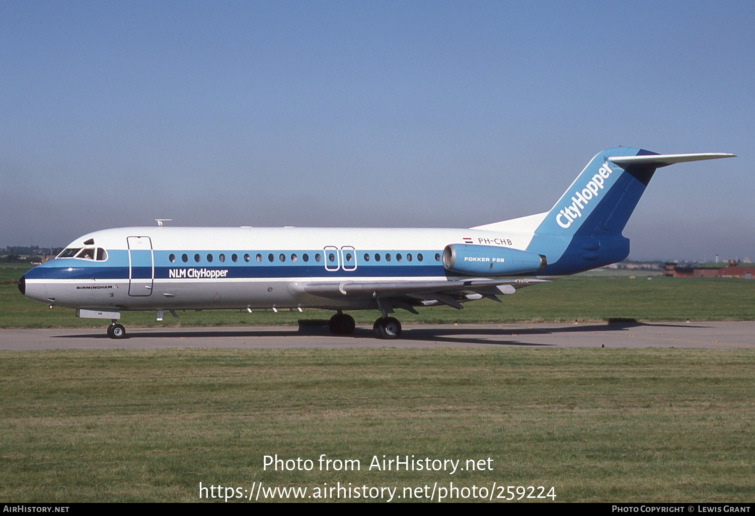 Aircraft Photo of PH-CHB | Fokker F28-4000 Fellowship | NLM Cityhopper | AirHistory.net #259224