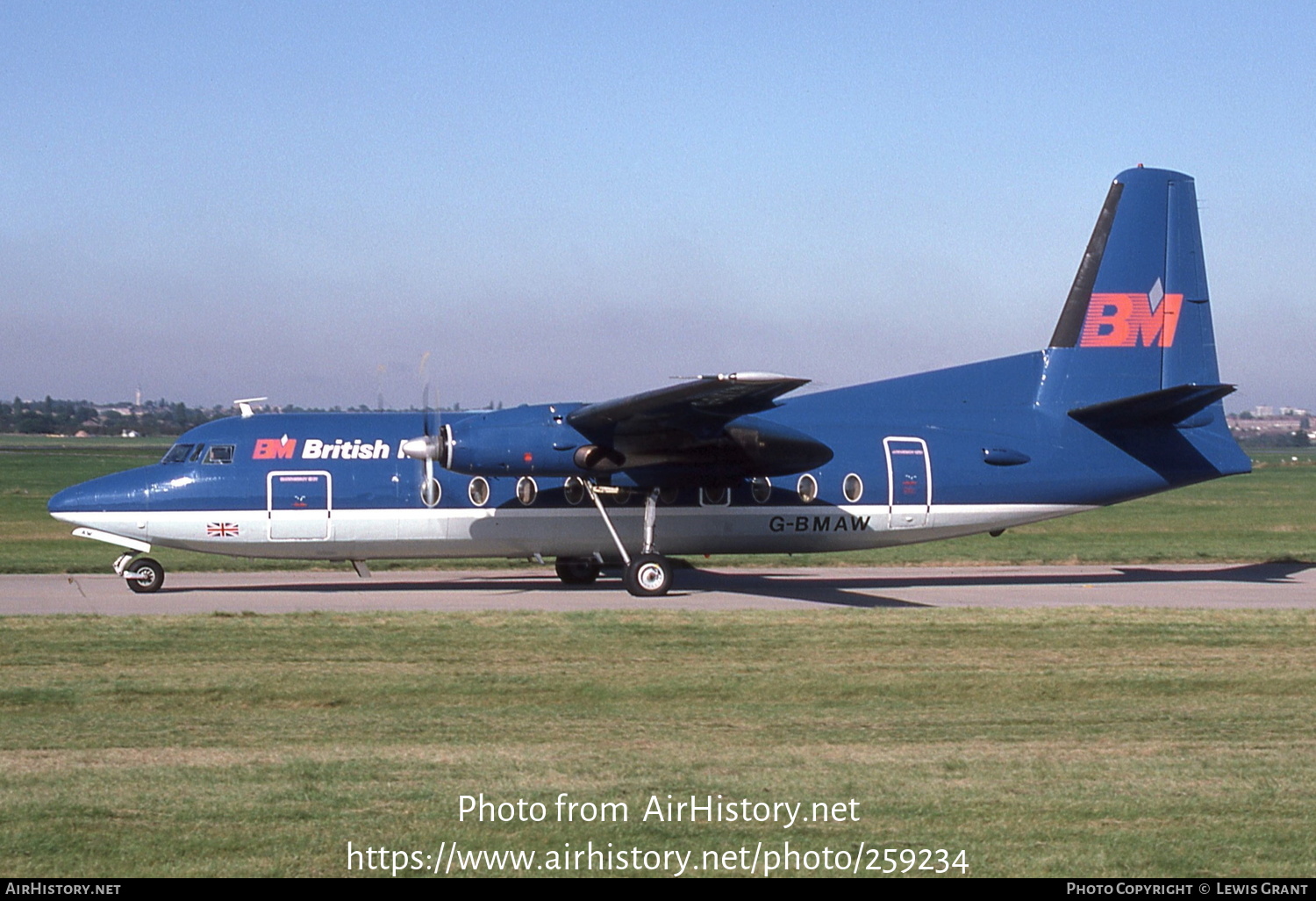 Aircraft Photo of G-BMAW | Fokker F27-200 Friendship | British Midland Airways - BMA | AirHistory.net #259234