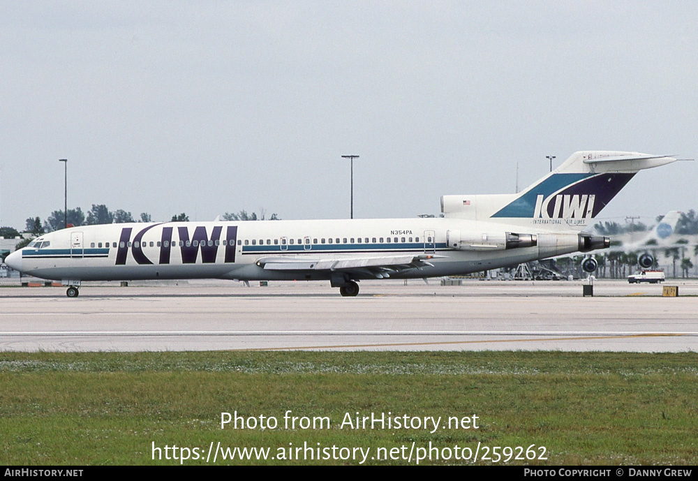 Aircraft Photo of N354PA | Boeing 727-225/Adv | Kiwi International Airlines | AirHistory.net #259262