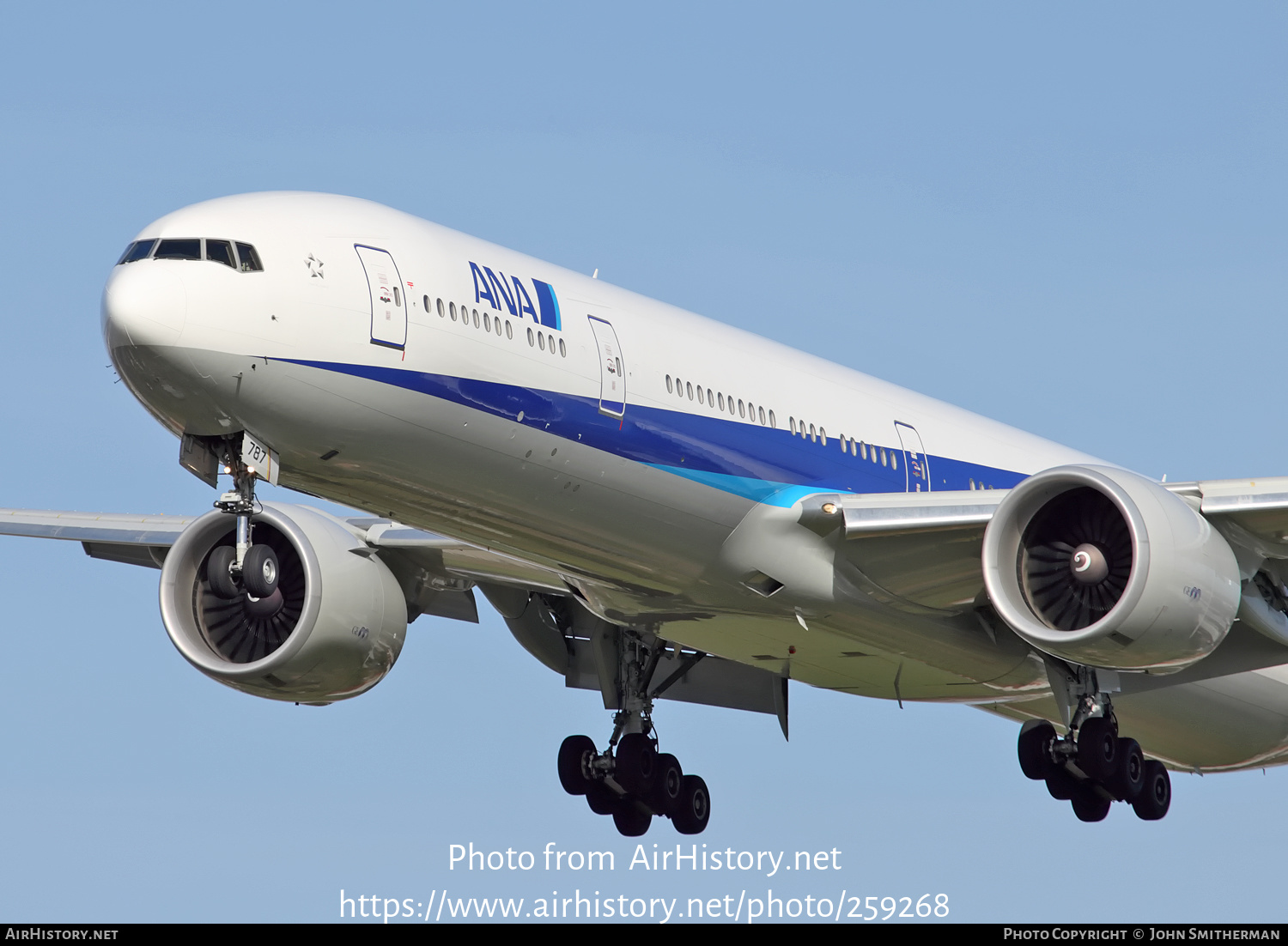 Aircraft Photo of JA787A | Boeing 777-381/ER | All Nippon Airways - ANA | AirHistory.net #259268