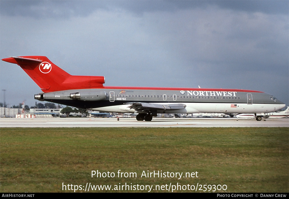 Aircraft Photo of N8878Z | Boeing 727-225/Adv | Northwest Airlines | AirHistory.net #259300