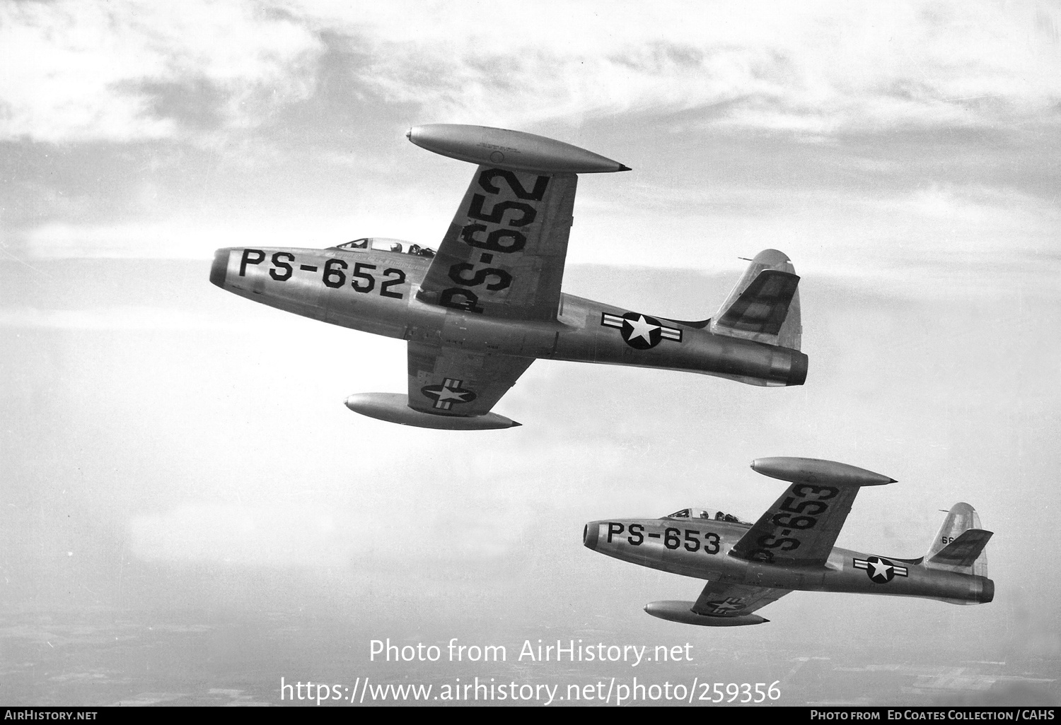 Aircraft Photo Of 46 652 6652 Republic F 84b Thunderjet Usa Air