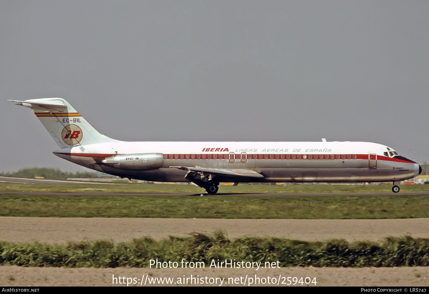 Aircraft Photo of EC-BIL | McDonnell Douglas DC-9-32 | Iberia | AirHistory.net #259404