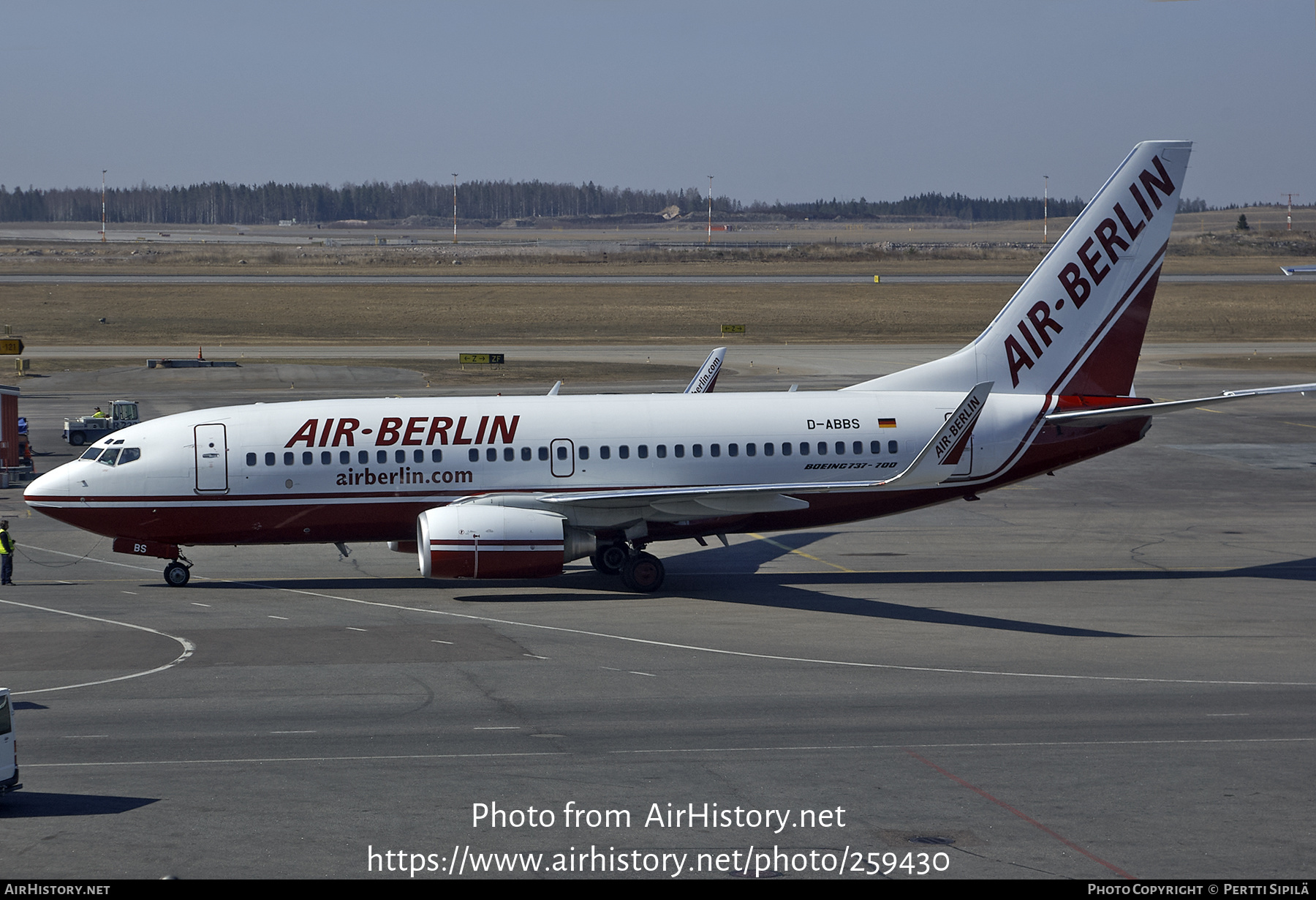 Aircraft Photo of D-ABBS | Boeing 737-76N | Air Berlin | AirHistory.net #259430