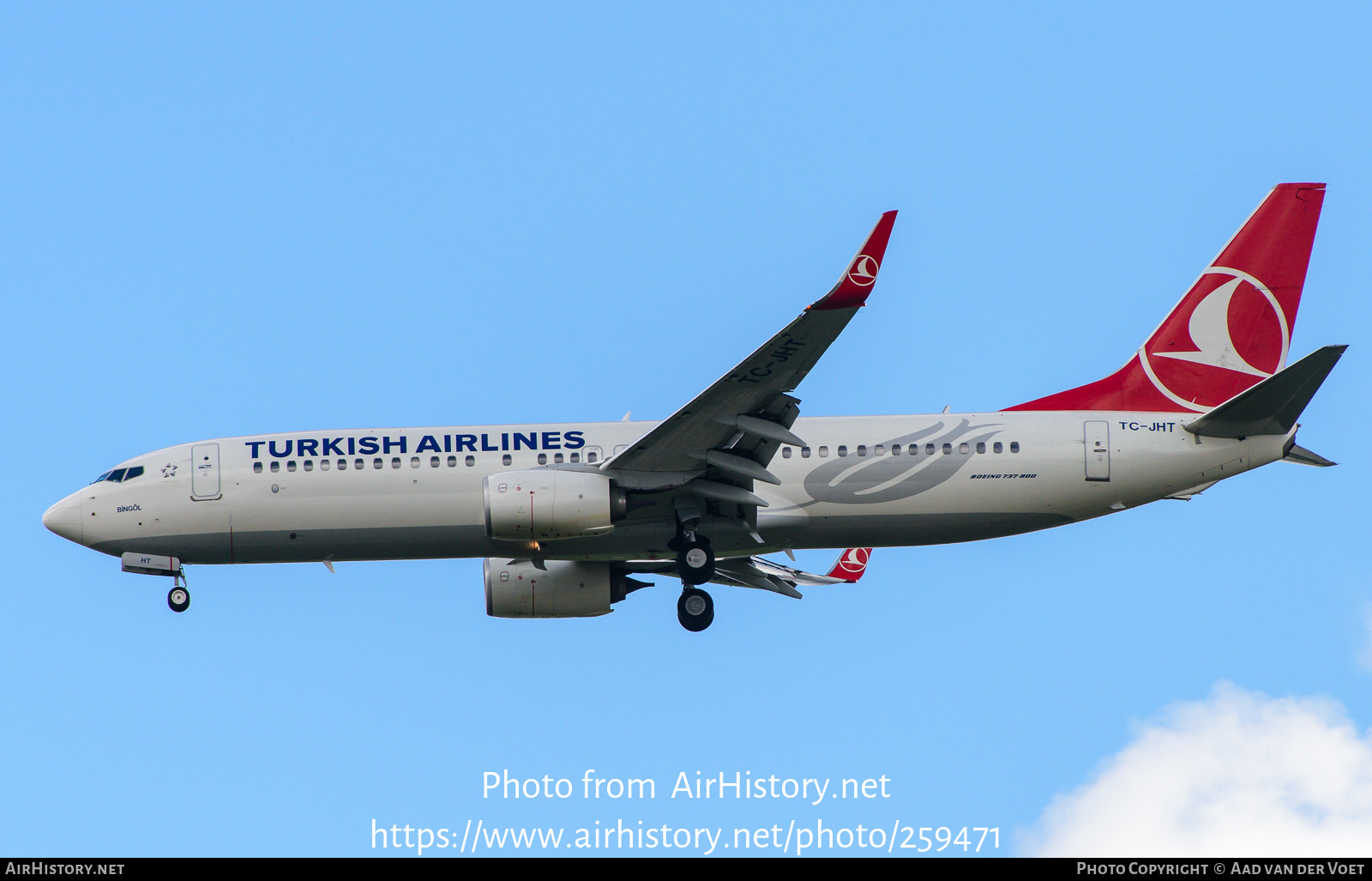 Aircraft Photo of TC-JHT | Boeing 737-8F2 | Turkish Airlines | AirHistory.net #259471