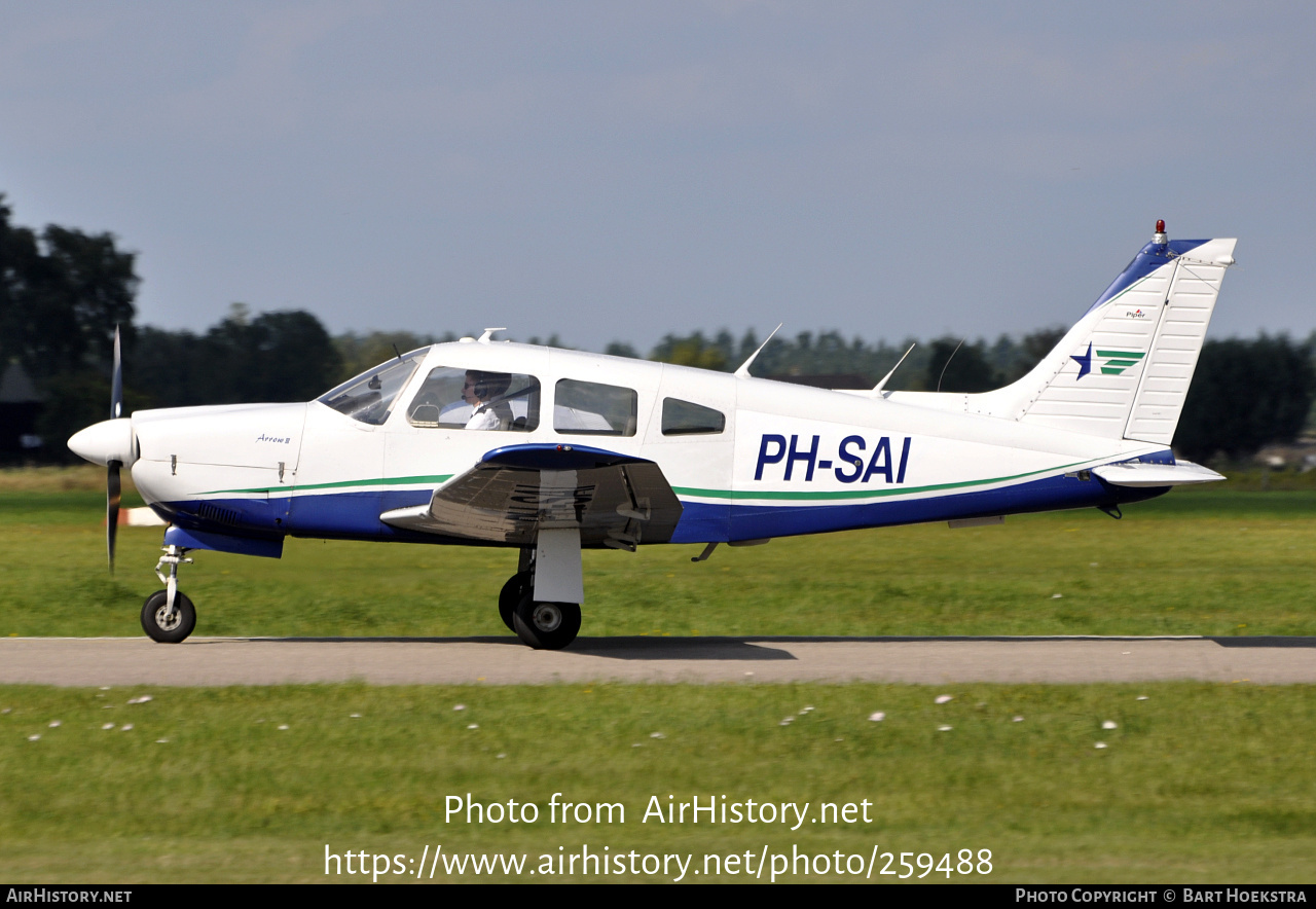 Aircraft Photo of PH-SAI | Piper PA-28R-201 Arrow III | Stella Aviation | AirHistory.net #259488