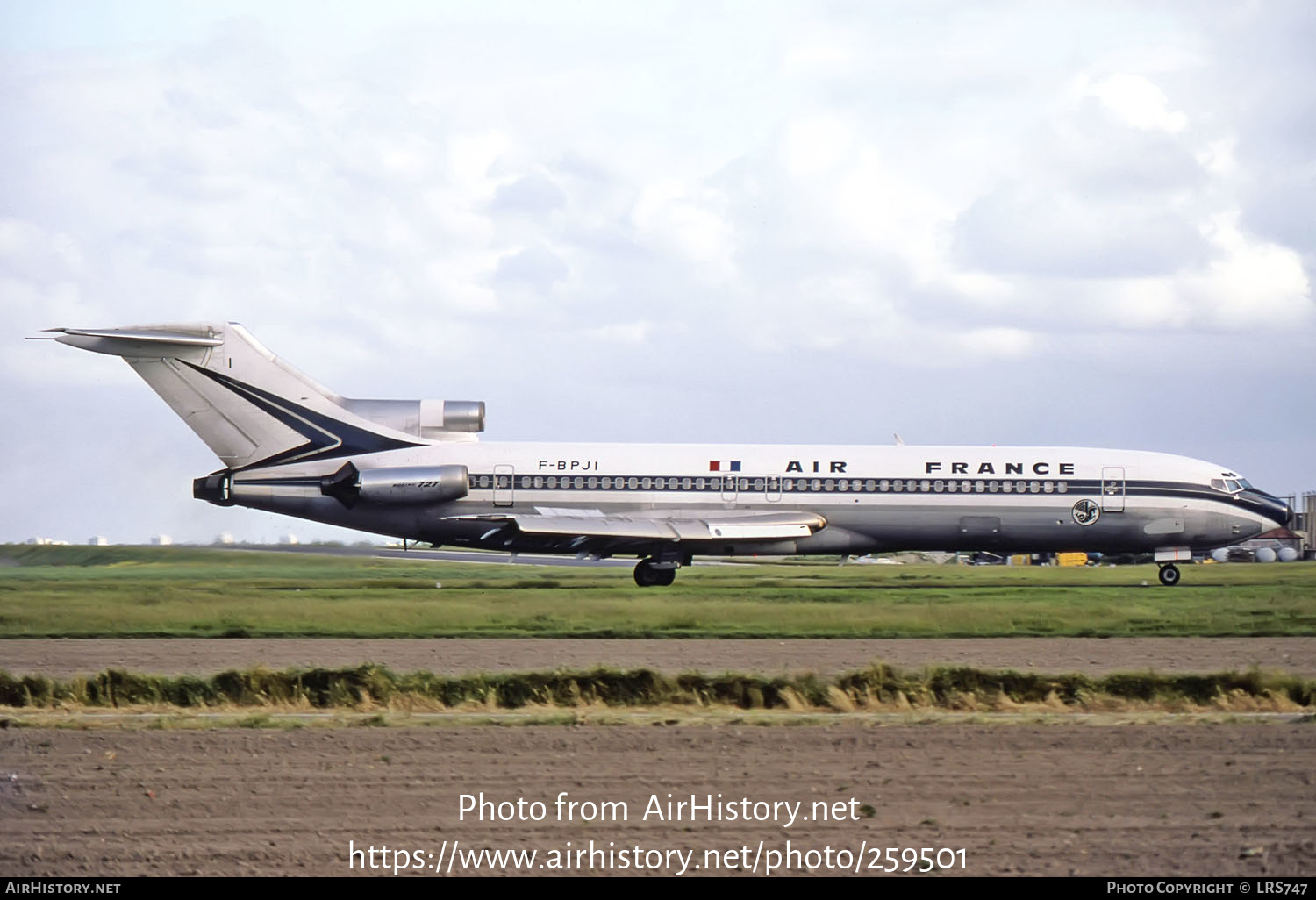 Aircraft Photo of F-BPJI | Boeing 727-228 | Air France | AirHistory.net #259501