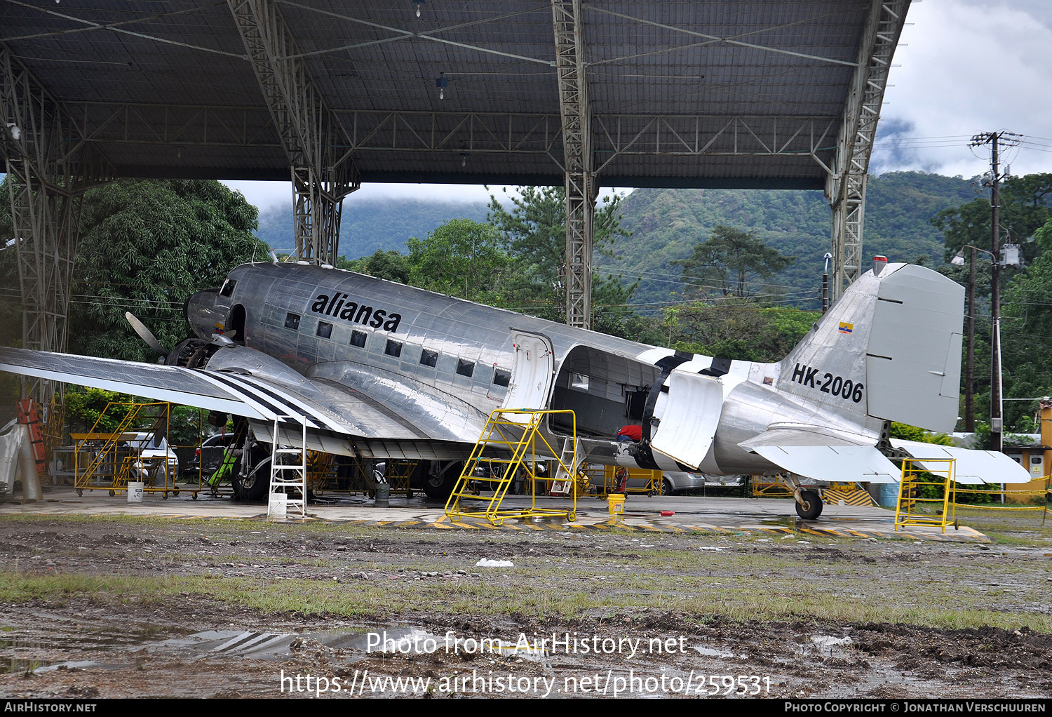 Aircraft Photo of HK-2006 | Douglas DC-3C | Aliansa | AirHistory.net #259531