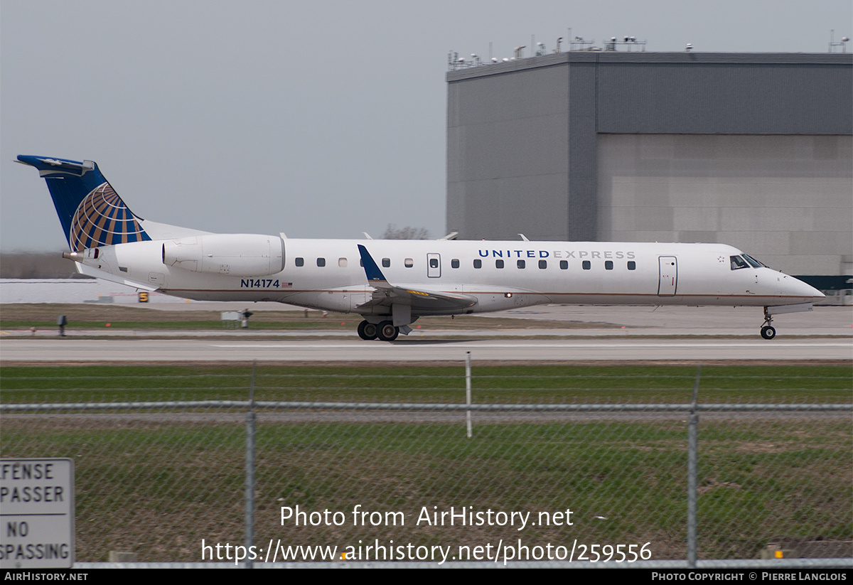 Aircraft Photo of N14174 | Embraer ERJ-145XR (EMB-145XR) | United Express | AirHistory.net #259556