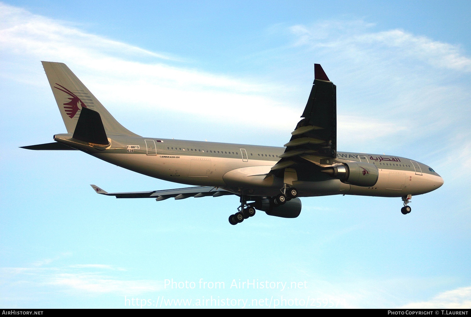 Aircraft Photo of F-WWYQ | Airbus A330-203 | Qatar Airways | AirHistory.net #259574