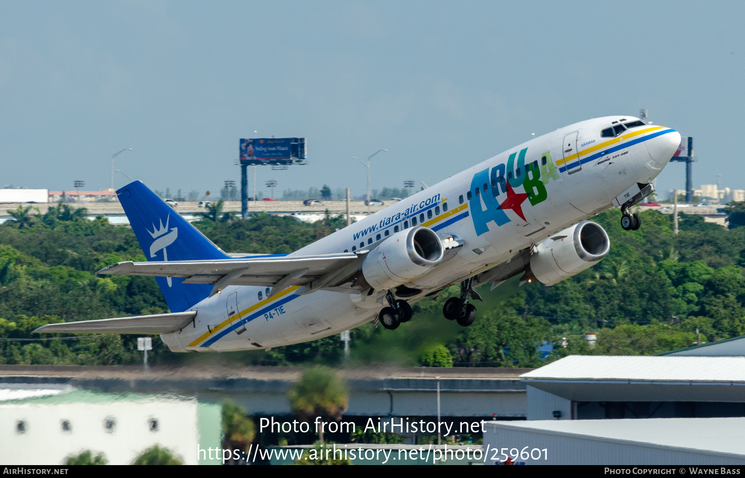 Aircraft Photo of P4-TIE | Boeing 737-322 | Tiara Air | AirHistory.net #259601